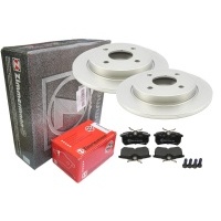 диски + колодки zimmermann задние форд focus mk1
