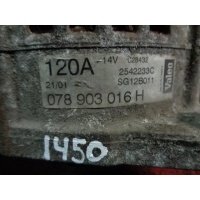 Генератор Volkswagen Passat GP (3B) 2000 - 2005 2002 078903016H
