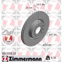 audi a1 , audi tt тормозной диск передний zimmermann