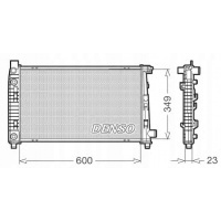 радиатор двигателя мерседес