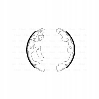 тормозные колодки bosch opel agila b h08