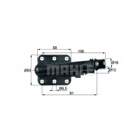 Термостат масляный behr bmw 5 e60e61 7 e65 e66