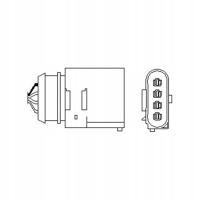 лямбда - зонд magneti marelli volkswagen гольф 1j51j1