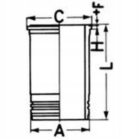 гильза цилиндра kolbenschmidt deutz - fahr