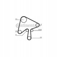 двигатель + водяной насос continental ctam mazda