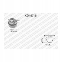 комплект грм snr volkswagen поло 6kv26kv56n2