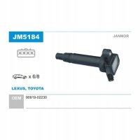 катушка зажигания janmor toyota