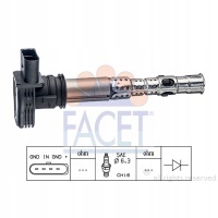 катушка зажигания facet volkswagen гольф 5k1517vi1k1