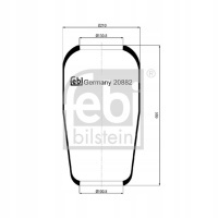 сильфон подвески febi bilstein