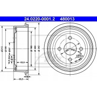барабан тормозной opel astra f , kadett