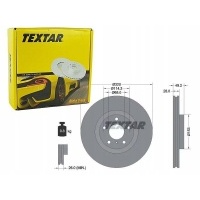 textar тормозные диски спереди 92162400