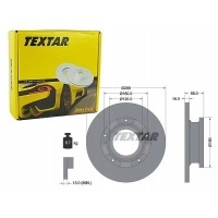textar тормозные диски сзади 93260703