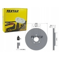 textar тормозные диски сзади 92099100