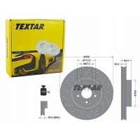 textar тормозные диски спереди 92120207