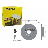 textar тормозные диски спереди 92118003