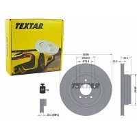 textar тормозные диски сзади 92137905