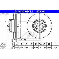 тормозной диск bmw 5 e39 535 i 95 - 03