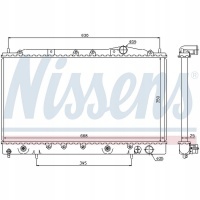 радиатор nissens mitsubishi eclipse d2a