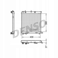радиатор denso citroen c3 fchbii c2 jm