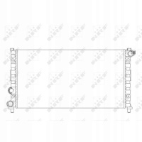 радиатор nrf seat ibiza 021a малага 023a