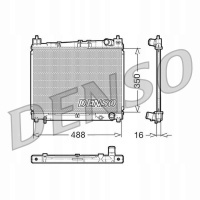 Радиатор denso toyota yaris nlp2 ncp2scp1
