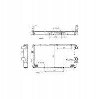 радиатор nrf audi 100 43 c244 44q c3
