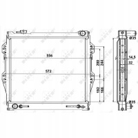 радиатор nrf toyota 4 runner rn10 vzn13