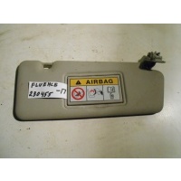 Козырек солнцезащитный правый Renault Fluence 2005- 964003255R