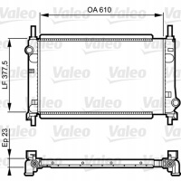 радиатор valeo форд mondeo gbpbnpbapbfp