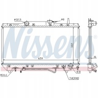радиатор nissens toyota карина t19