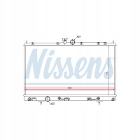 радиатор nissens mitsubishi lancer csa ct0