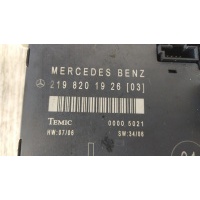 Блок комфорта MERCEDES-BENZ CLS C219 2007 A2198201926