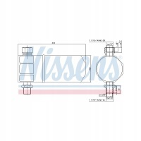 осушитель кондиционера nissens volkswagen passat 3b23b5