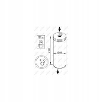 осушитель кондиционера nrf volkswagen гольф 1j1iv1j5
