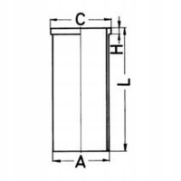 гильза цилиндра kolbenschmidt