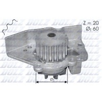 водяной насос dolz peugeot 205 ii 1.9 gti 88kw , 120 км