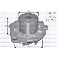 водяной насос dolz fiat браво ii 1.9 d