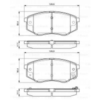 колодки торм задн bosch , hyundai ix20 1.4 crdi