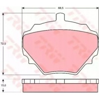 колодки колодок . land rover range rover 69 - 85 назад