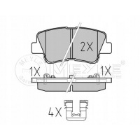 колодки торм . hyundai т . i40 11 - / соната 08