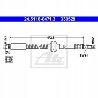 тормозной шланг ate fiat scudo 220l220