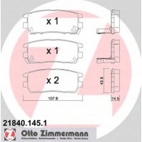 колодки колодок . mitsubishi pajero 90 - задн.