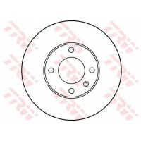 диски торм передние trw seat толедо i 1.9 td ,
