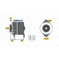 bosch генератор 12в