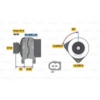 Bosch генератор 12v форд volvo