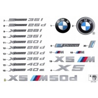 Bmw эмблема знак логотип x5 f15 м 50d