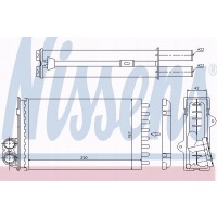 nissens 72935 нагреватель peugeot 405 87 - 1.4