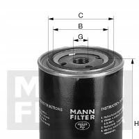 фильтр масляный mann - filter w1268