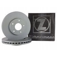 zimmermann тормозные диски передние fiat купе doblo 284mm