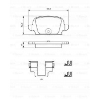 колодки торм задн bosch opel corsa c 1.7 dti 16v